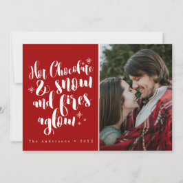 ホットチョコレート&スノーコージーホリデーデザイン