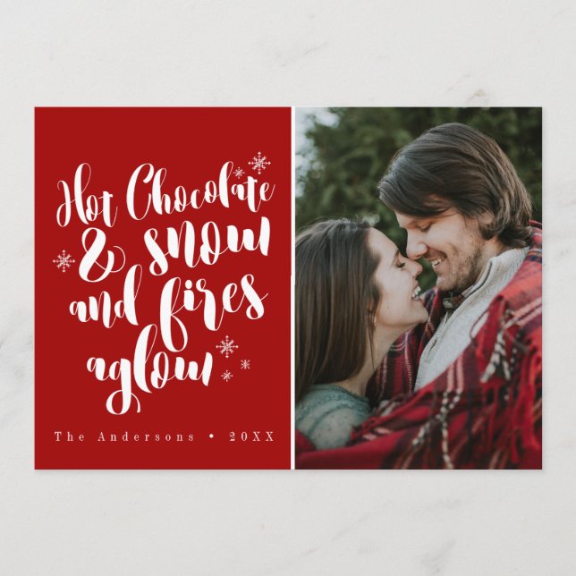 ホットチョコレート&スノーコージーホリデーデザイン (正面)