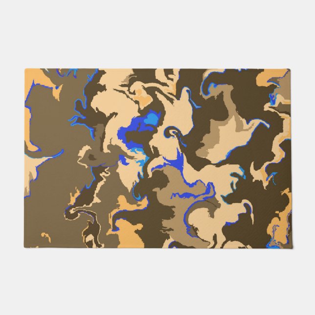 ホットチョコレート ドアマット (正面)