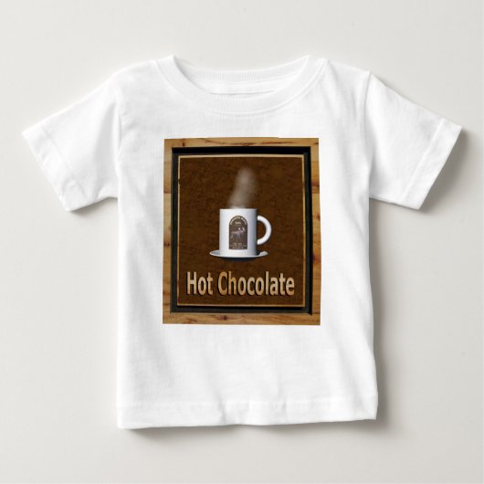 ホットチョコレート ベビーTシャツ (正面)