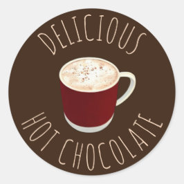 ホットチョコレート ラウンドシール
