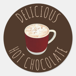 ホットチョコレート ラウンドシール