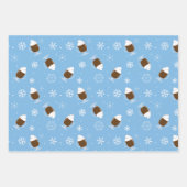 ホットチョコレート ラッピングペーパーシート (正面3)