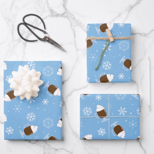 ホットチョコレート ラッピングペーパーシート (正面)