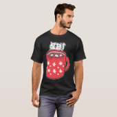 ホットチョコレート 猫 甘党 Tシャツ (正面フル)