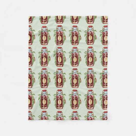 ホットチリソース フリースブランケット (正面)