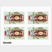 ホットチリソース 長方形シール (シート)