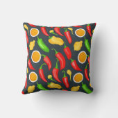 ホットチリピーパーパターン クッション (裏面)