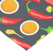 ホットチリピーパーパターン ショートテーブルランナー (コーナー)