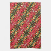 ホットチリペッパーズデザインモダンキッチンタオル キッチンタオル (縦)