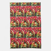 ホットチリペッパーデザイン2キッチンタオル キッチンタオル (縦)