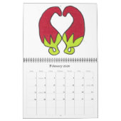 ホットチリペッパー!カレンダー カレンダー (2月 2026)