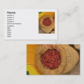 ホットチリーペッパーの名刺 名刺 (正面/裏面)