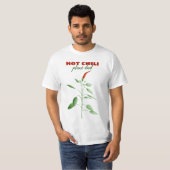 ホットチリ植物パパスパイシーな食べ物の恋人ガーデナー Tシャツ (正面フル)