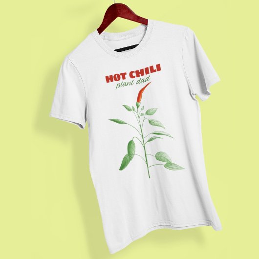 ホットチリ植物パパスパイシーな食べ物の恋人ガーデナー Tシャツ