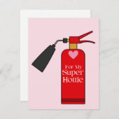 ホットティすごいーのバレンタインデーのカード シーズンカード (正面/裏面)