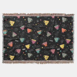 ホットティーカップ、カラーレトロ磁器マグカップ スローブランケット