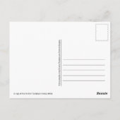 ホットティートレインウクライナ葉書カップ ポストカード (裏面)