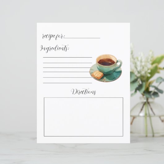 ホットティーレシピ (スタンド正面)