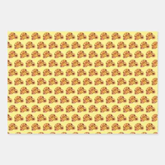 ホットディギティドッグ！毛布のホットドッグの中のトウモロコシ犬の豚 ラッピングペーパーシート (正面)
