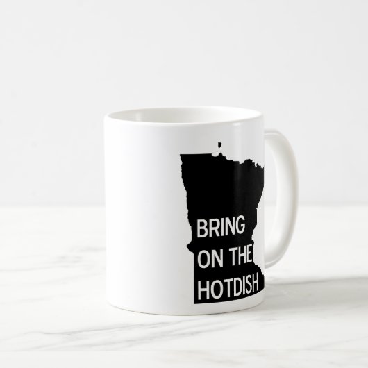ホットディッシュなミネソタおもしろいコーヒーマグ コーヒーマグカップ (正面右)