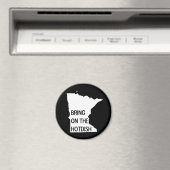 ホットディッシュなミネソタおもしろいマグネットを持って来る マグネット (インサイチュ (食洗機))