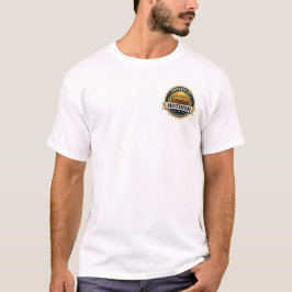 ホットディッシュに支えられたレトロミネソタTシャツ Tシャツ