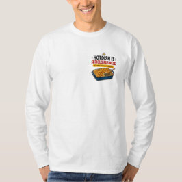 ホットディッシュは真剣なビジネス フロント・バックTシャツ Tシャツ