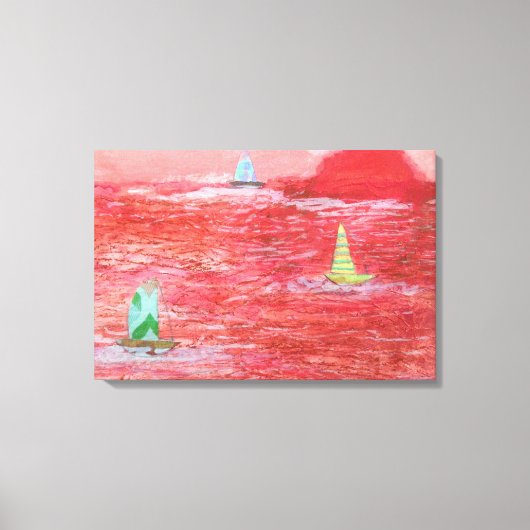 ホットデイセーリング キャンバスプリント (正面)