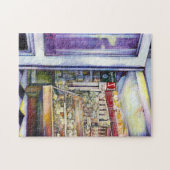 ホットデリで冷たいビール ジグソーパズル (横)