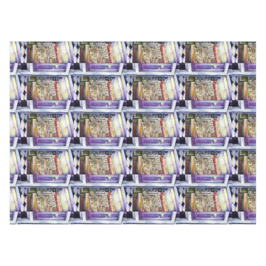 ホットデリで冷たいビール テーブルクロス (正面(横))