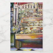 ホットデリで冷たいビール フードラベル (シングルラベル)