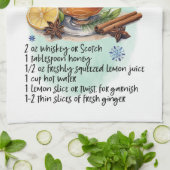 ホットトディレシピ料理エッセンシャル キッチンタオル (折り畳み)