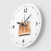 ホットトースト壁時計 ラージ壁時計 (傾斜)