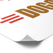 ホットドおもしろいッグ ポスター (角)