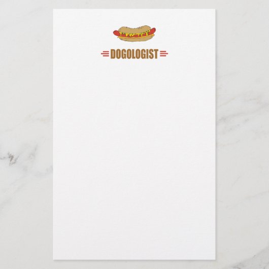 ホットドおもしろいッグ 便箋 (正面)