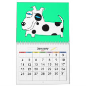 ホットドギーカレンダー カレンダー (1月 2026)