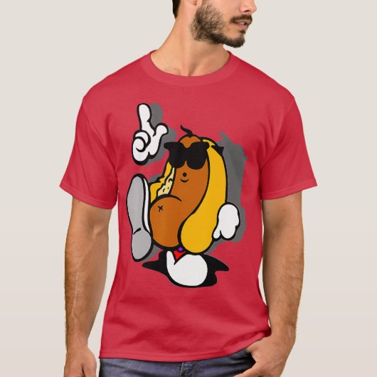 ホットドクールッグ標準T Tシャツ (正面)