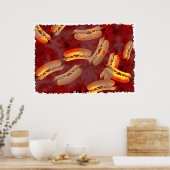 ホットドグランジッグ ポスター (キッチン)