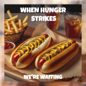 ホットドッカスタマイズドフフドリンクレストランアドバート ウィンドウサイン (シート2)