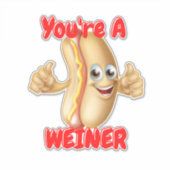 ホットドッグあなたはAウィーナー シール (正面)