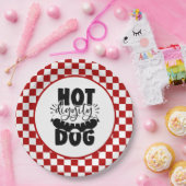 ホットドッグおもしろいグリルパーティー ペーパープレート (パーティー)