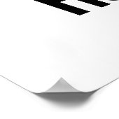 ホットドッグおもしろいスナックパン ポスター (角)