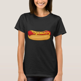 ホットドッグがお好きな方のための面白いデザイン  Tシャツ