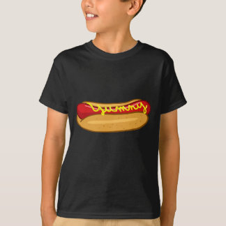 ホットドッグが好きな人必見の面白いパフォーマンス  Tシャツ