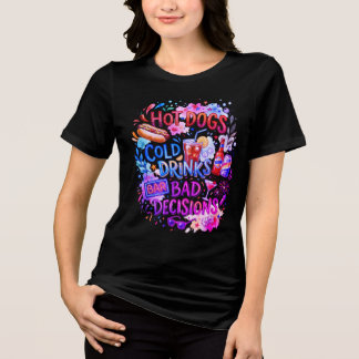 ホットドッグとちょっとした後悔 トライブレンドTシャツ