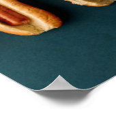 ホットドッグとバンズ ポスター (角)