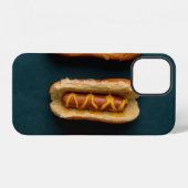 ホットドッグとバンズ iPhoneケース (裏面横)