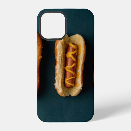 ホットドッグとバンズ iPhoneケース (裏面)