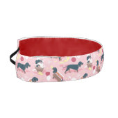 ホットドッグとレモネード夏のダッシュント犬 アスレチックヘッドバンド (左)